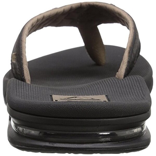 men's fanning thong sandals with bottle opener