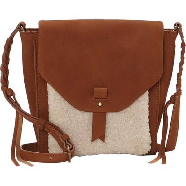 Shop Lucky Brand Women S Pria Small Crossbody Bag Umber Natural