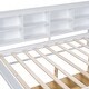 preview thumbnail 18 of 16, Wooden Full Size DayBed with 2 Drawers and USB Charging Ports, Grey