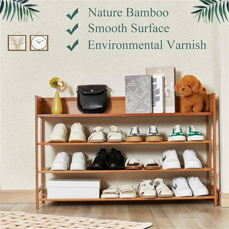 Shoe Rack - 10.6"D x 39.4"W x 24.8"H