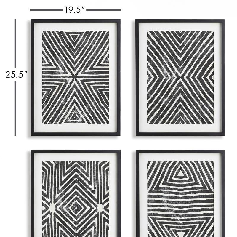 Achromatic Geometric Prints