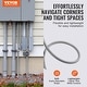 preview thumbnail 4 of 17, VEVOR Flexible Electrical Conduit,100 ft,for Air Conditioning Motor Controller Pump