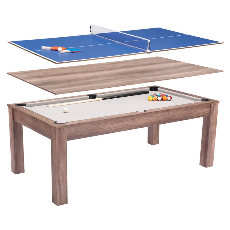 Lac Vieux 3 In 1 Table Brown With Pool Accessories - N/A