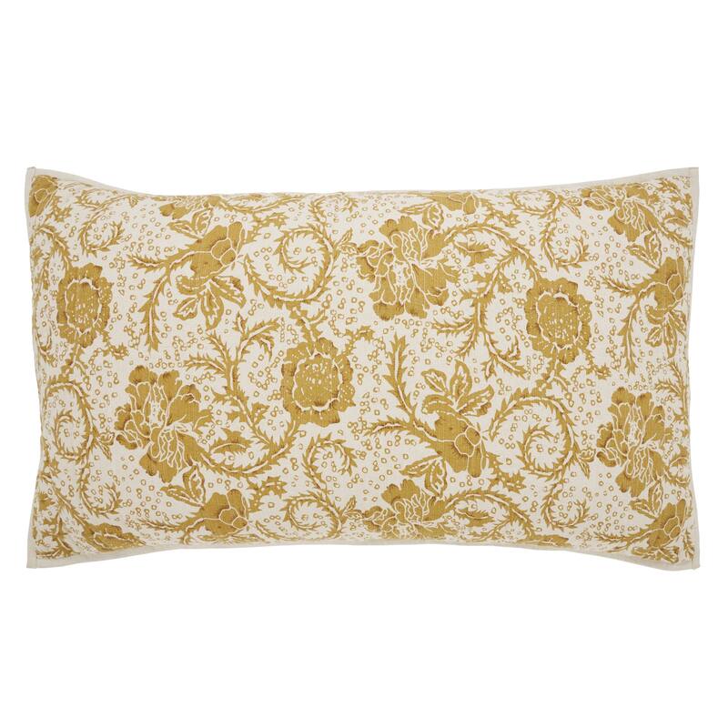 Dorset Gold Floral Sham