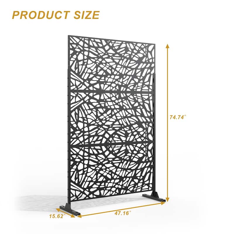Free Standing Decorative Outdoor Privacy Screen
