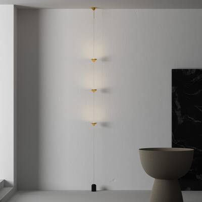 Gold Floor To Ceiling Lamp