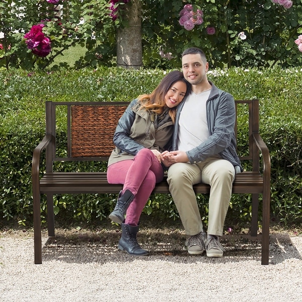 Ergonomic best sale garden bench