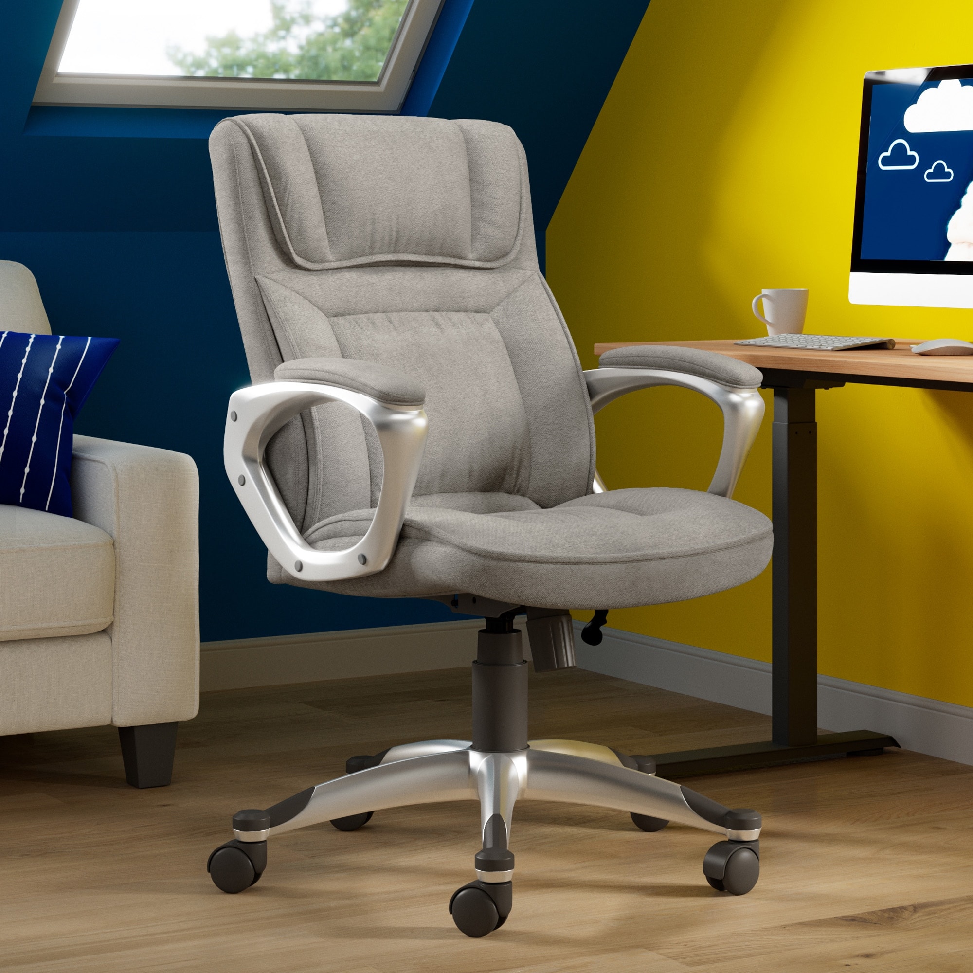 Serta executive discount microfiber office chair