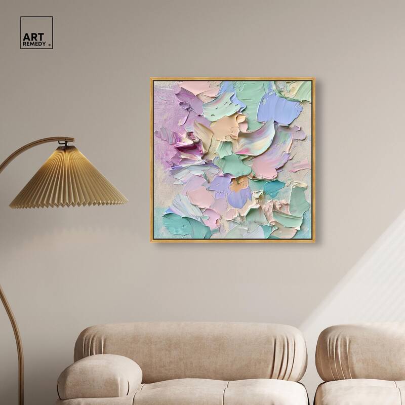 Flowing Mousse II Canvas by Art Remedy