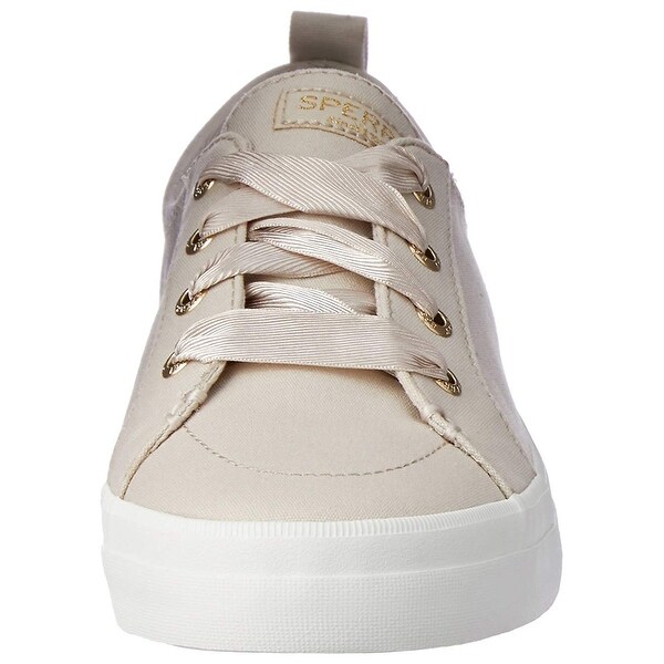 crest vibe satin lace sneaker