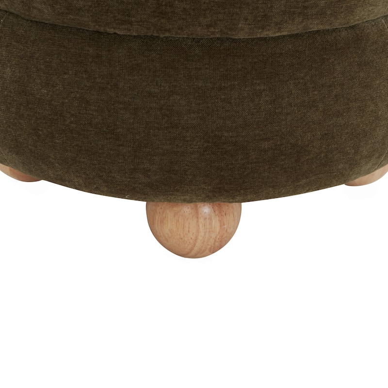 SAFAVIEH Couture Cecelia Round Ottoman