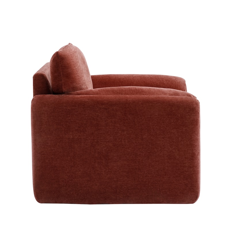 Modern Style Chenille Oversized Armchair Accent Chair