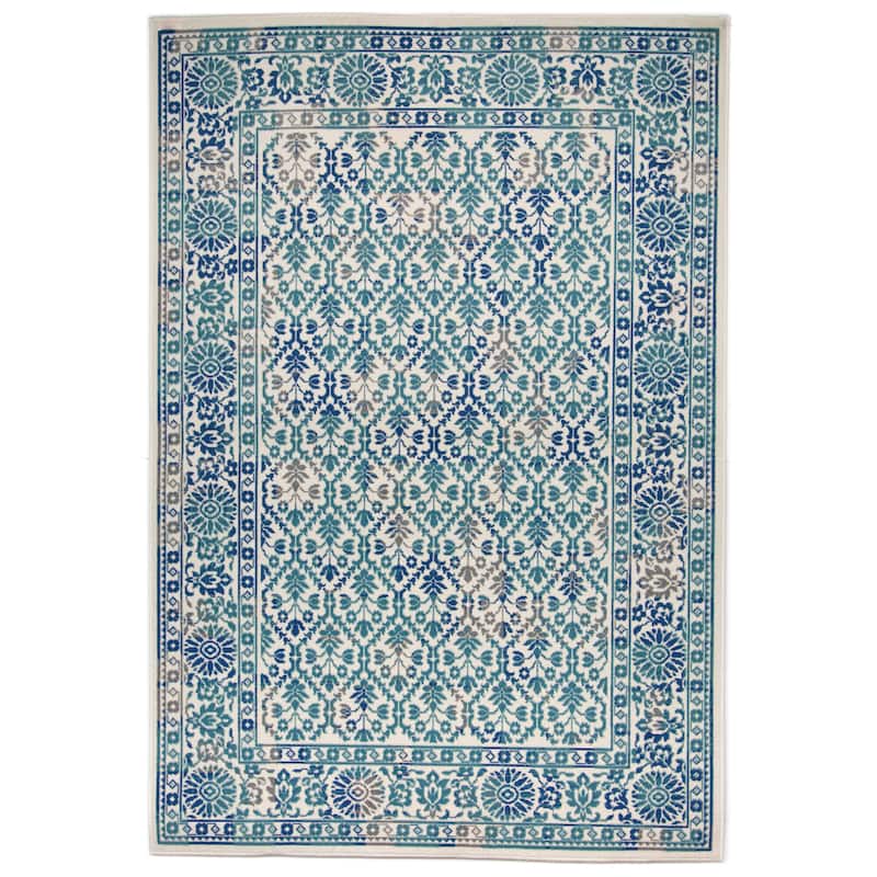 Tychon Bohemian Trellis Area Rug