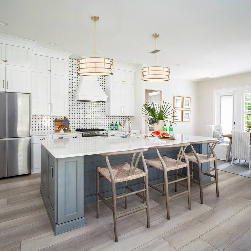 Designers Fountain D344M-22P Aria Falls 3 Light 22" Wide Pendant