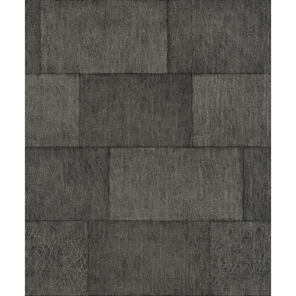 Advantage Lyell Charcoal Stone Wallpaper