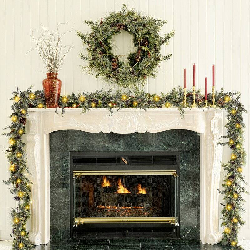 Lighted Red Berry Christmas Garland On Sale Bed Bath & Beyond