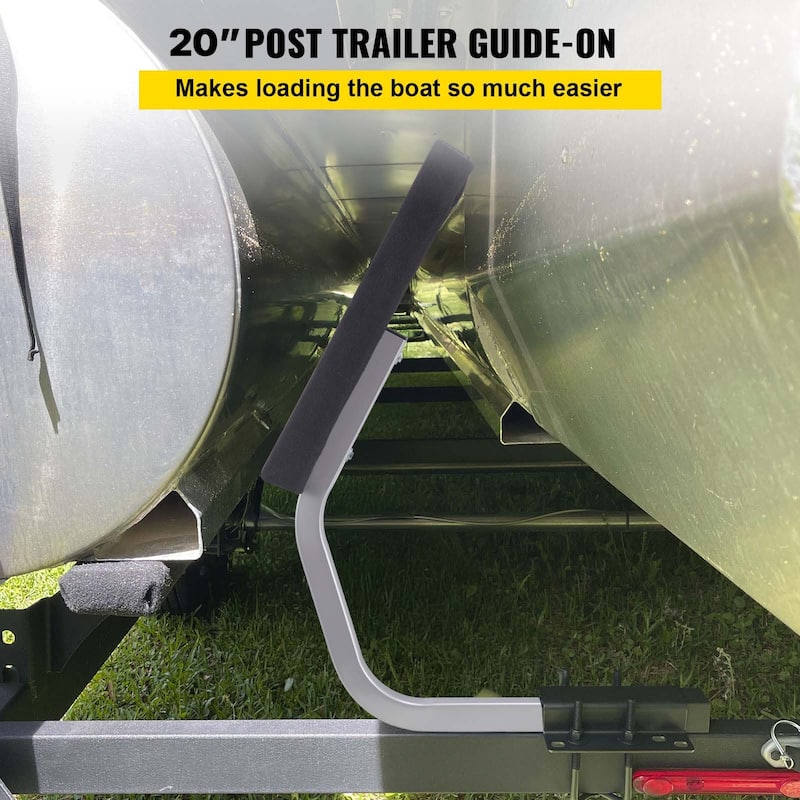 Boat Trailer Guide-ons, One Pair Aluminum Trailer Guide ons, Rust-Resistant Trailer Guides with Adjustable Width