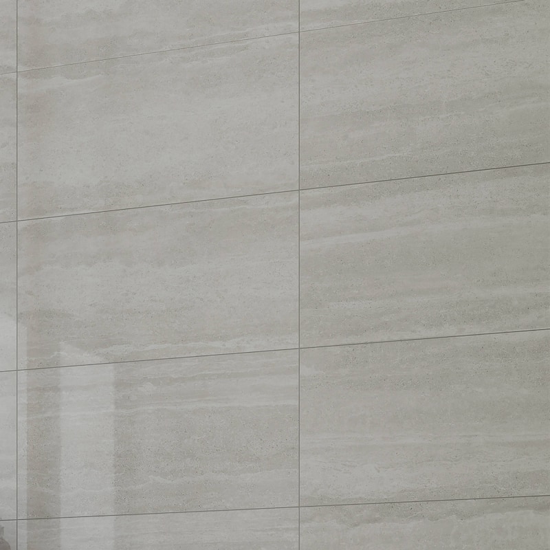 Monument 12 in. x 24 in. Glazed Porcelain Wall and Floor Tile - Fawn Polished - 12 in. x 24 in.
