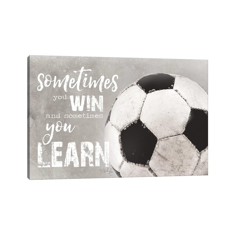 iCanvas "Soccer -Sometimes You Win" by Marla Rae Canvas Print