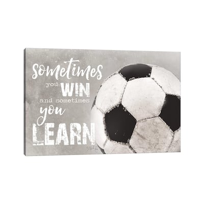 iCanvas "Soccer -Sometimes You Win" by Marla Rae Canvas Print