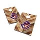 preview thumbnail 1 of 3, Evansville University Purple Aces 2x4 Cornhole Bag Toss Game