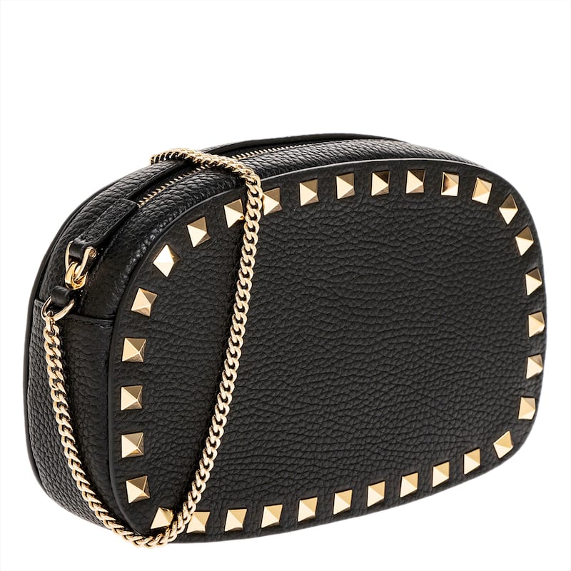 Valentino Mini Crossbody Bag in Grainy Calfskin