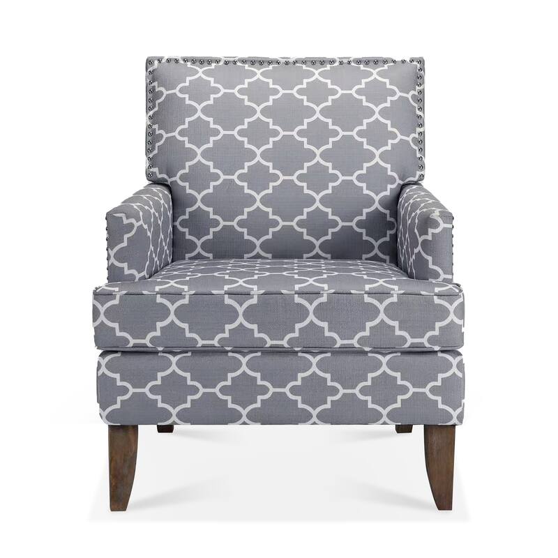 GDFStudio - Bella Modern Accent Chair for Living Room with Birch Legs and Comfortable Fabric Upholstery