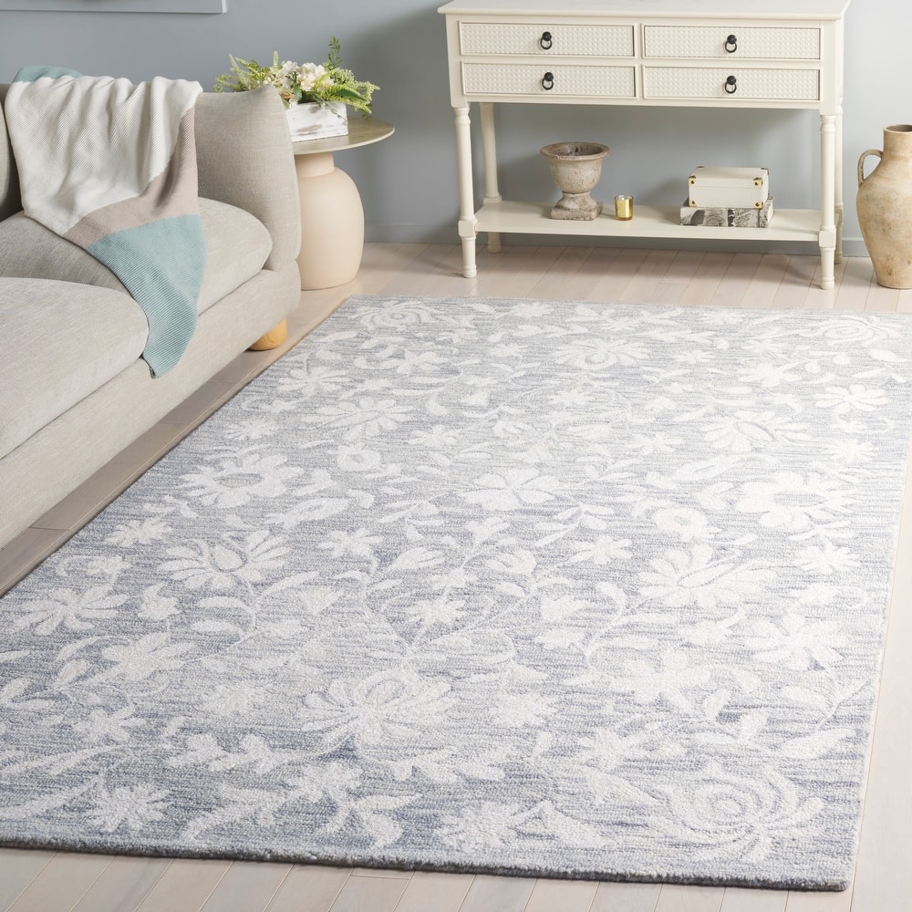 SAFAVIEH Handmade Metro Hayfa Wool & Chenille Rug