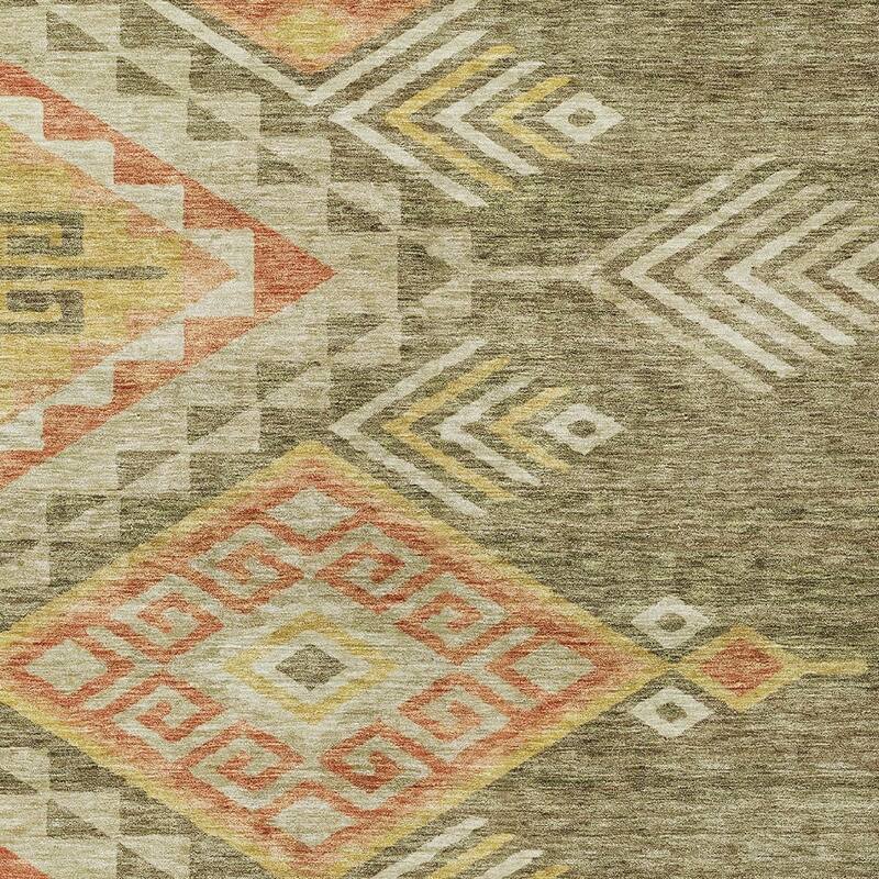 HomeRoots Southwestern Transitional Rectangle Outdoor Rug