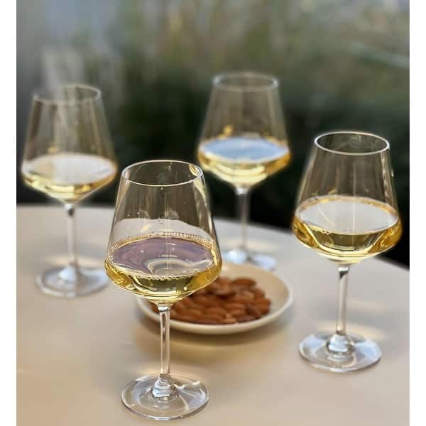 slide 2 of 5, Stylish Set of 4 Unbreakable Plastic Wine Glasses Set of 4 - Clear