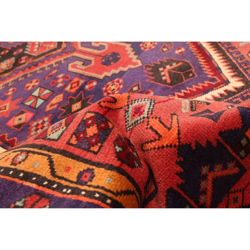 ECARPETGALLERY Hand-knotted Andelz Light Red Wool Rug - 4'5 x 7'11