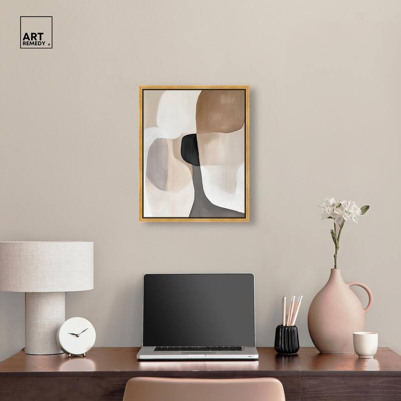 Curvilinear Composition II Canvas by Art Remedy