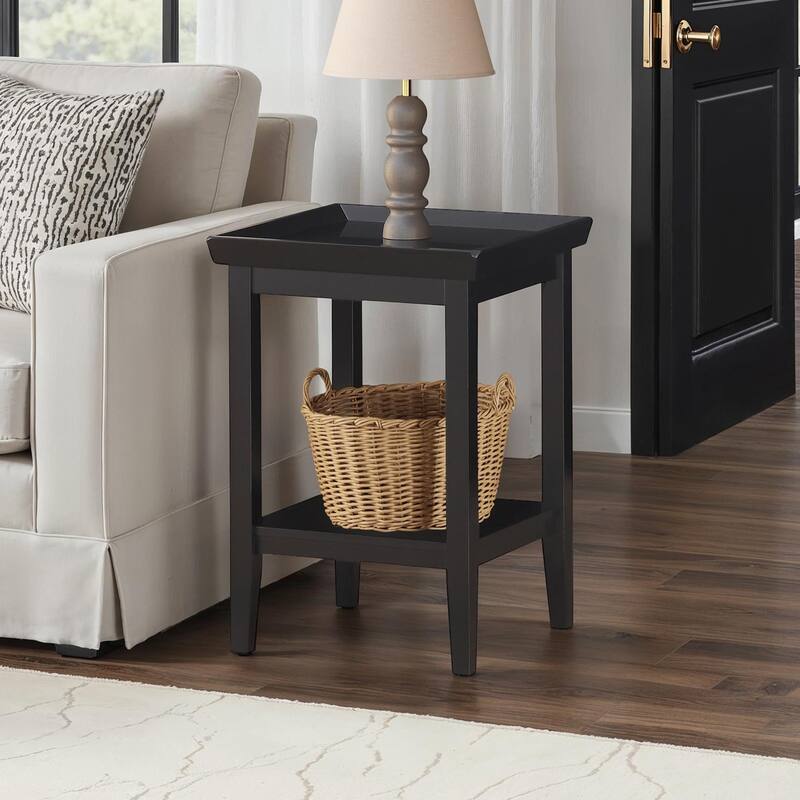 Convenience Concepts Ledgewood End Table with Shelf