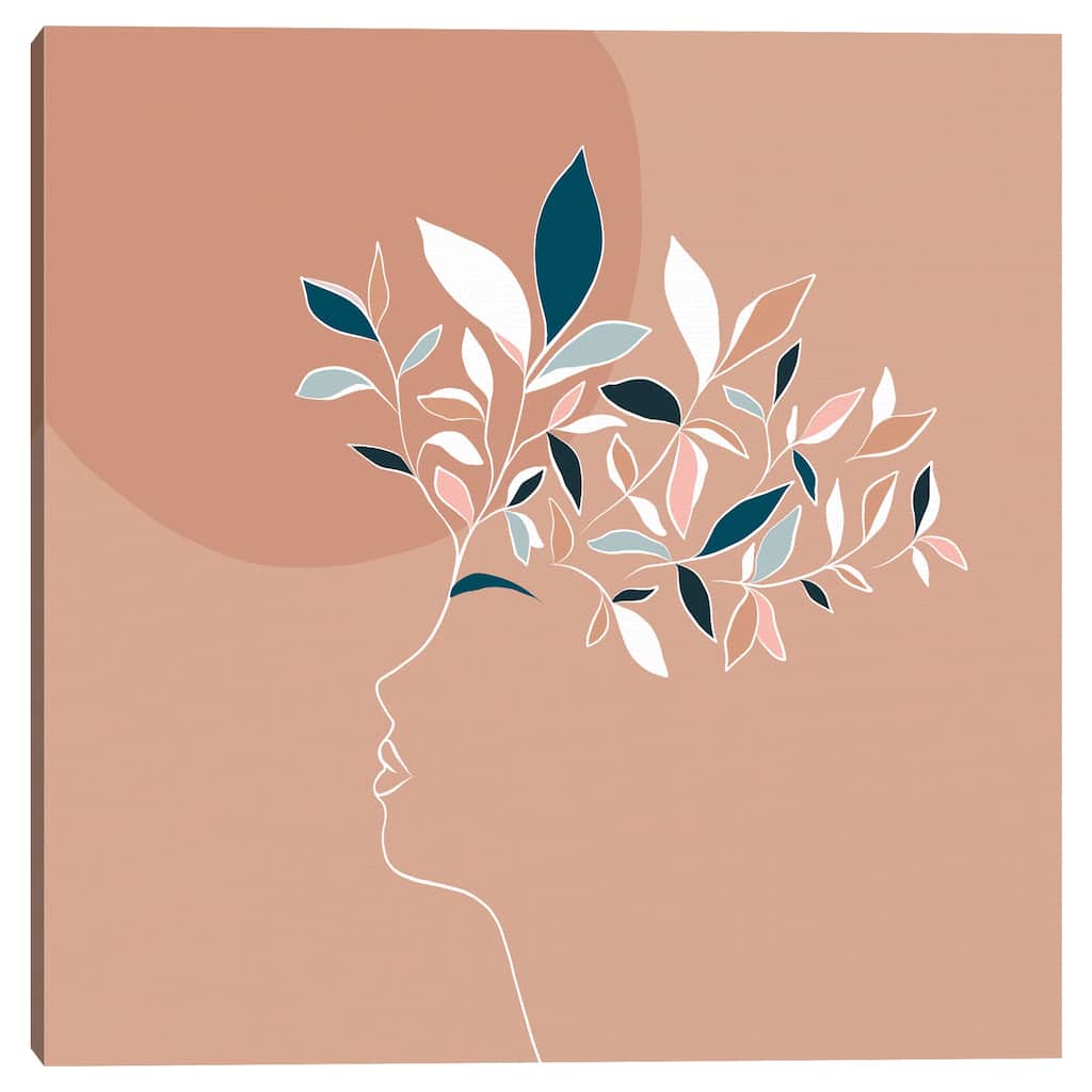 Botanical Portrait Sienna by Dominique Vari Canvas Art Print