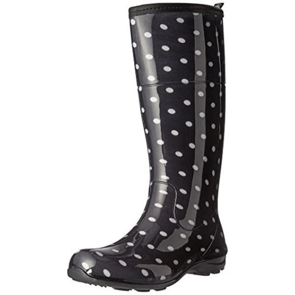 polka dot rain boots womens