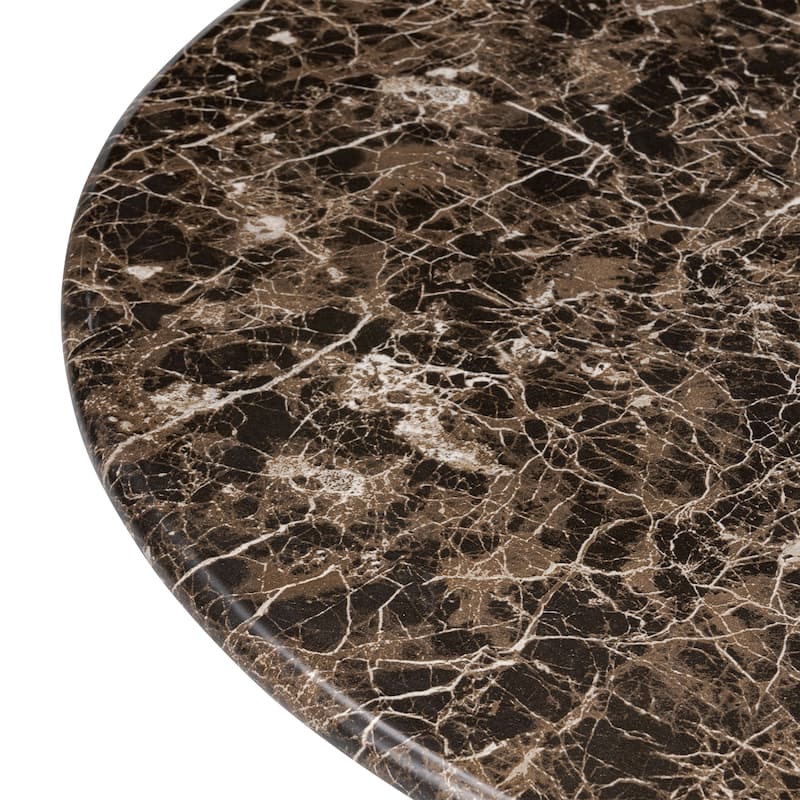 Poly & Bark Concrete Marmo Coffee Table with Marble Finish