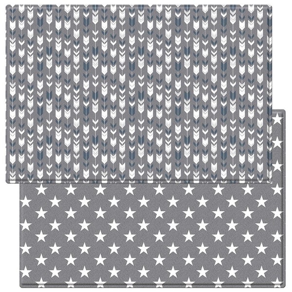 slide 1 of 1, Arrows and Stars Playmat - 82.5in L X 55in W
