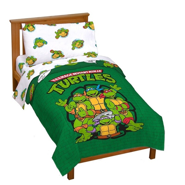 Ninja turtle deals crib bedding set