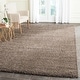 preview thumbnail 35 of 239, SAFAVIEH Santa Monica Shag Einara 2-inch Thick Area Rug 6'7" x 9'6" - Mushroom - Rectangle