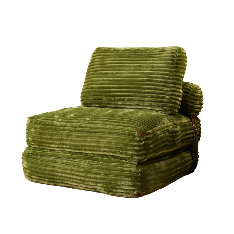 OVIOS Corduroy Foldable Compressed Sleeper Sofa