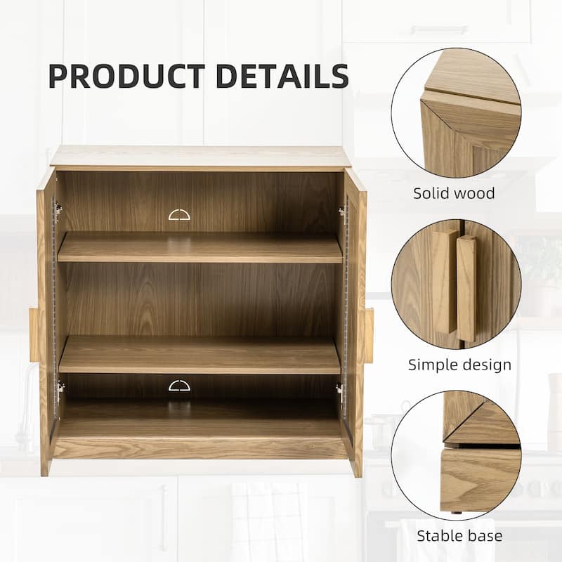 Classic Storage Cabinet with Adjustable Shelves