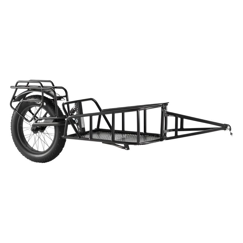 Bike Cargo Trailer, 70 lbs Load Capacity, Heavy-Duty Bicycle Wagon Cart, Compact Storage & Quick Release Structure with Univers