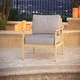 preview thumbnail 54 of 183, Sunbrella Outdoor Deep Seat Cushion Seat 25 x 25.5 x 5 | Back 25 x 18 x 5 - Canvas Granite