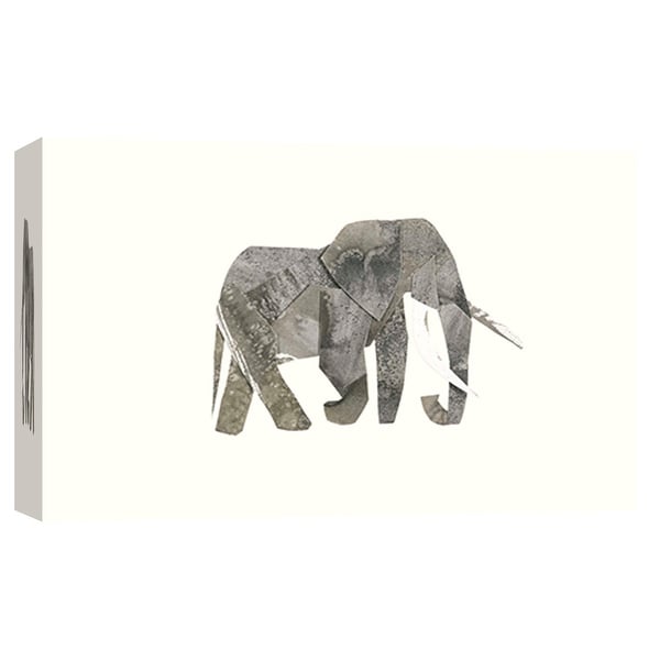 PTM Images 9-102014 PTM Canvas Collection 8" x 10" - "Elephant" Giclee Elephants Art Print on Canvas