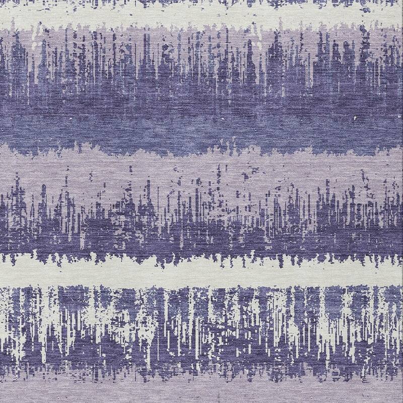 HomeRoots Striped Transitional Rectangle Outdoor Rug
