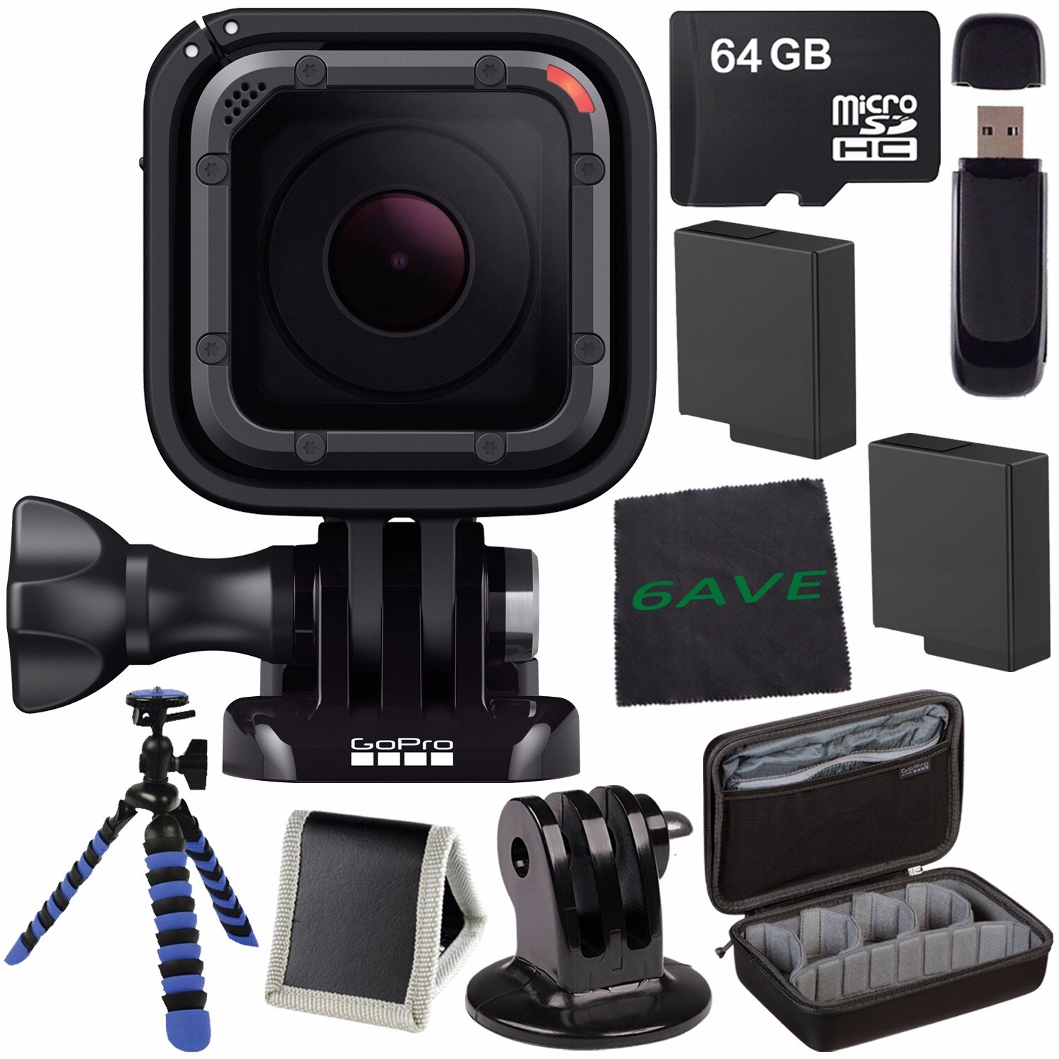 Shop Gopro Hero5 Session Chdhs 501 Replacement Lithium Ion Battery For Gopro Hero5 64gb Microsdxc Card Bundle Overstock 18238643