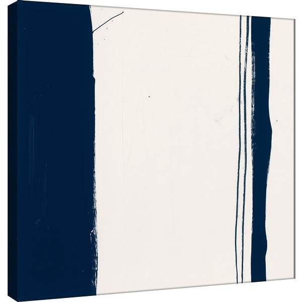 PTM Images 9-100913 PTM Canvas Collection 12" x 12" - "Indigo G" Giclee Abstract Art Print on Canvas