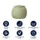 preview thumbnail 186 of 191, Small Refillable Bean Bag Chair for Kids and Teens