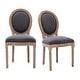 preview thumbnail 6 of 15, Mieres French Vintage Upholstered Dining Chair, Side Chair(Set of 2)