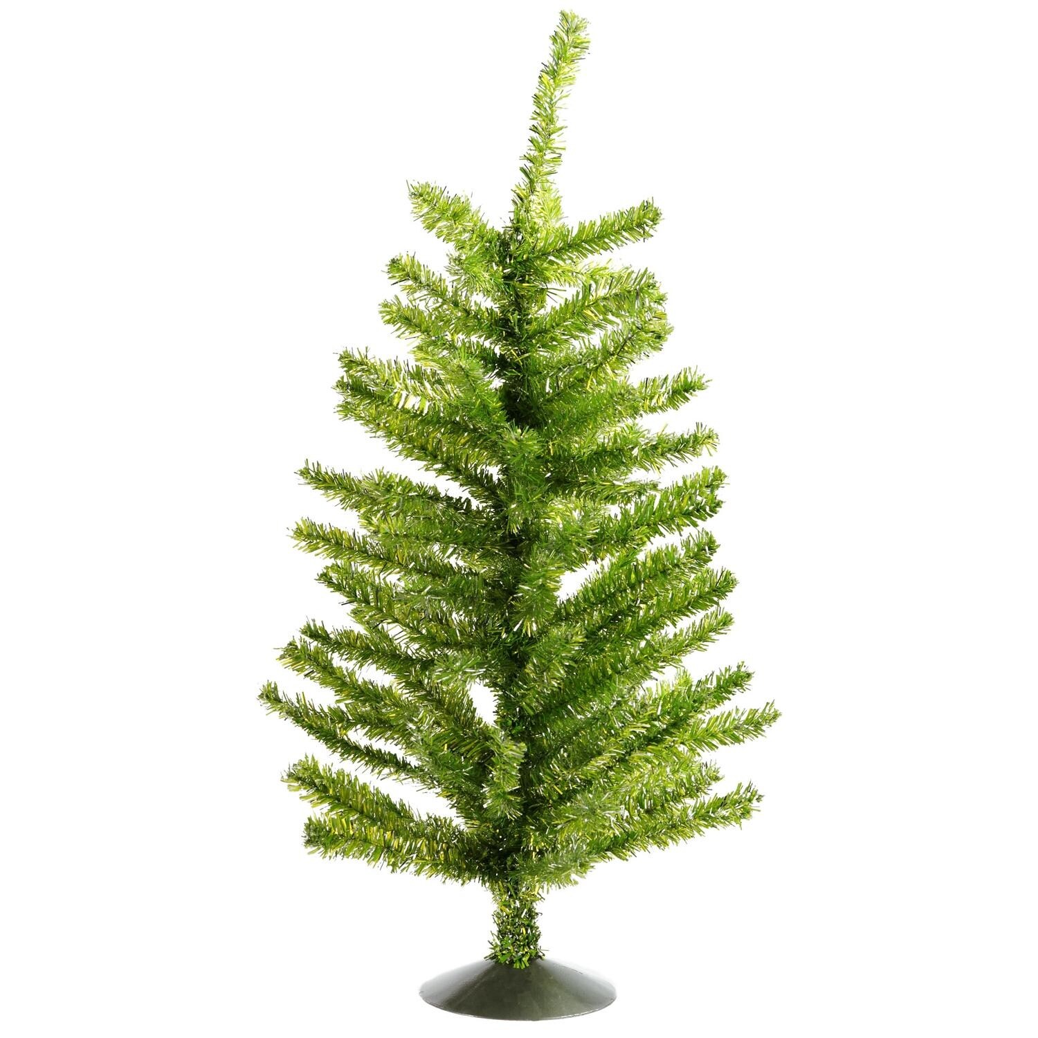 Shop 16 Sparkling Kiwi Green And Silver Retro Tinsel Table Top Christmas Tree Unlit Overstock 18859359